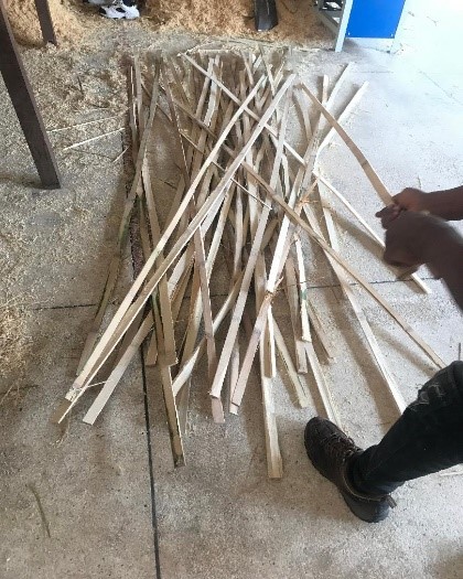 bamboo strips processing by summit corp